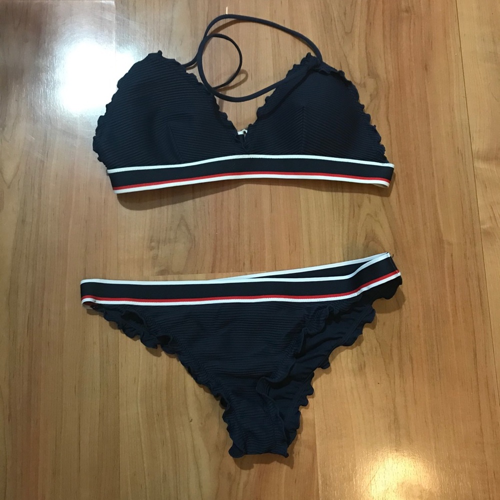 H&M Navy Blue Bikini